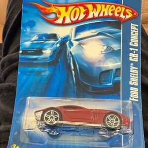 Hot Wheels Red Ford Shelby GR-1 Concept Toy Car